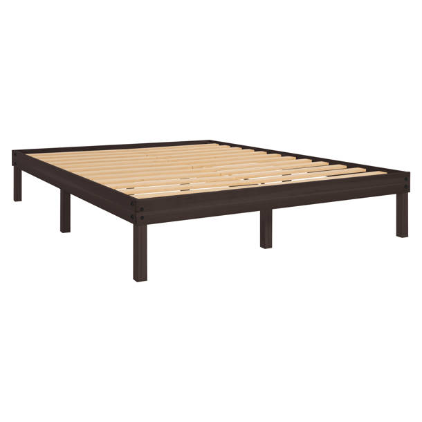 Red Barrel Studio® Kailianna 14'' Solid Wood Platform Bed, Wooden Bed